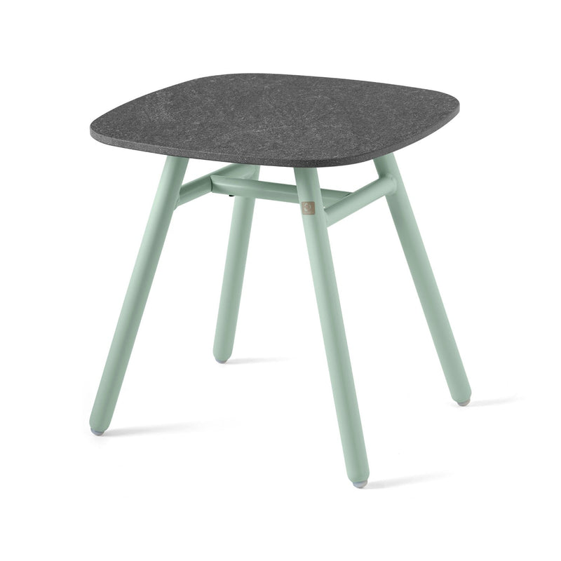 media image for yo matt thyme green aluminum coffee table by connubia cb521501508l22c00000000 3 276