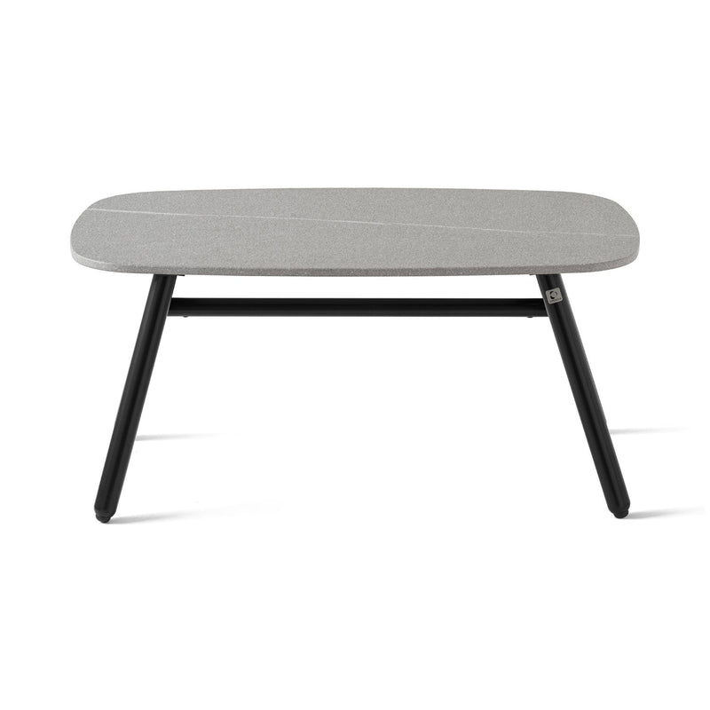 media image for yo matt black aluminum coffee table by connubia cb521501501522c00000000 17 241