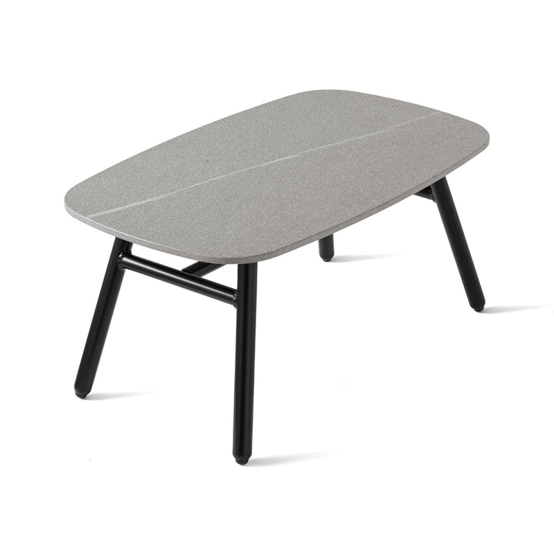 media image for yo matt black aluminum coffee table by connubia cb521501501522c00000000 18 229