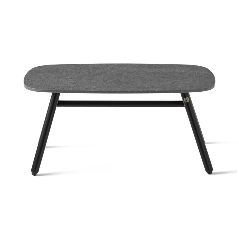 media image for yo matt black aluminum coffee table by connubia cb521501501522c00000000 14 255