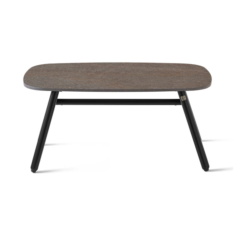 media image for yo matt black aluminum coffee table by connubia cb521501501522c00000000 20 299