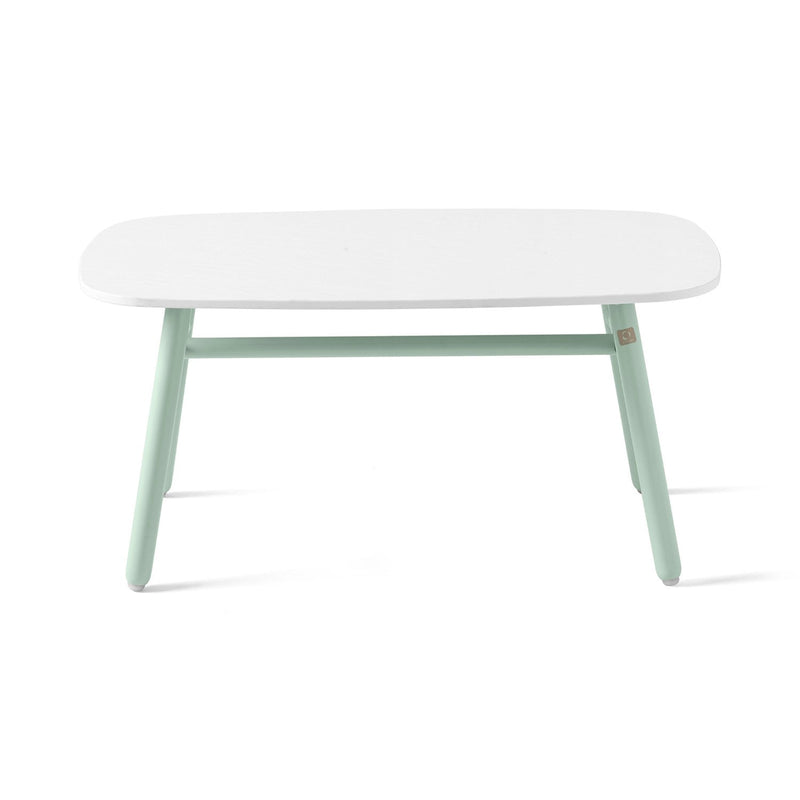 media image for yo matt thyme green aluminum coffee table by connubia cb521501508l22c00000000 23 236