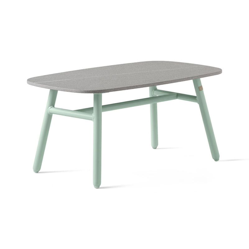 media image for yo matt thyme green aluminum coffee table by connubia cb521501508l22c00000000 16 237