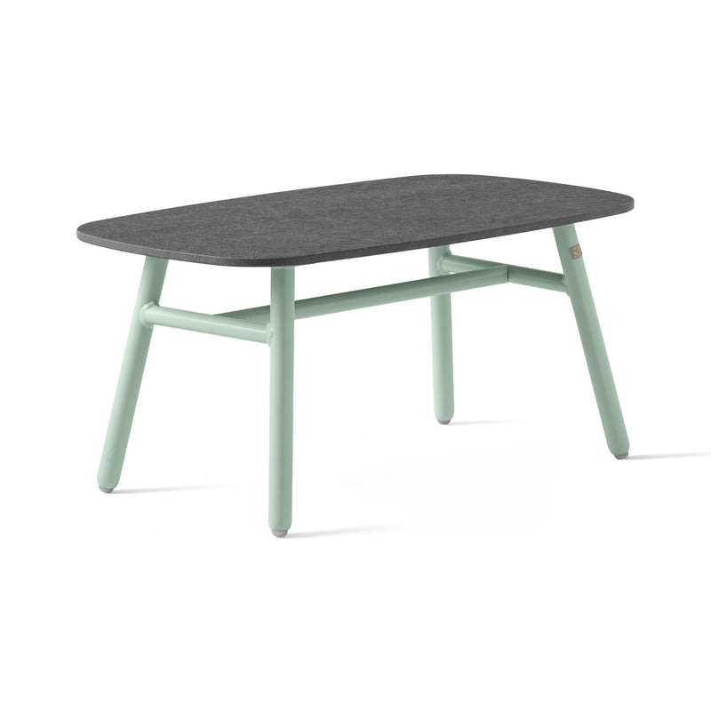 media image for yo matt thyme green aluminum coffee table by connubia cb521501508l22c00000000 13 210