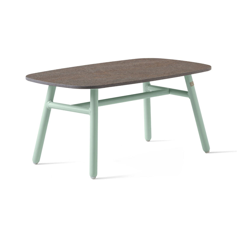 media image for yo matt thyme green aluminum coffee table by connubia cb521501508l22c00000000 19 230