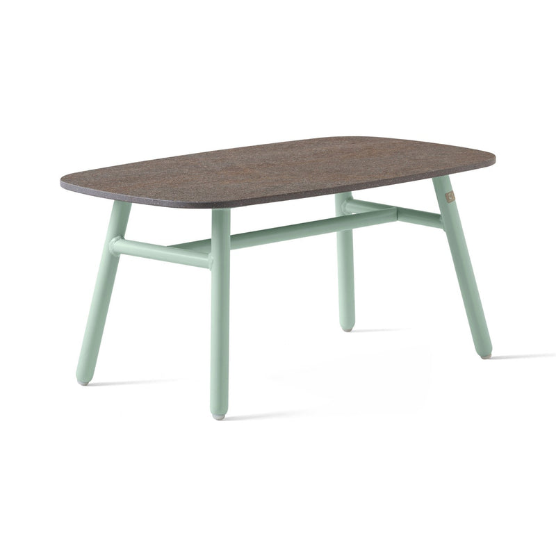 media image for yo matt thyme green aluminum coffee table by connubia cb521501508l22c00000000 19 282