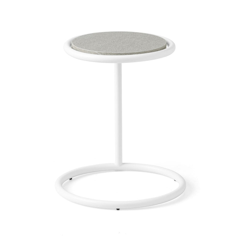 media image for kangoo optic white metal side table by connubia cb522101509484w00000000 2 290