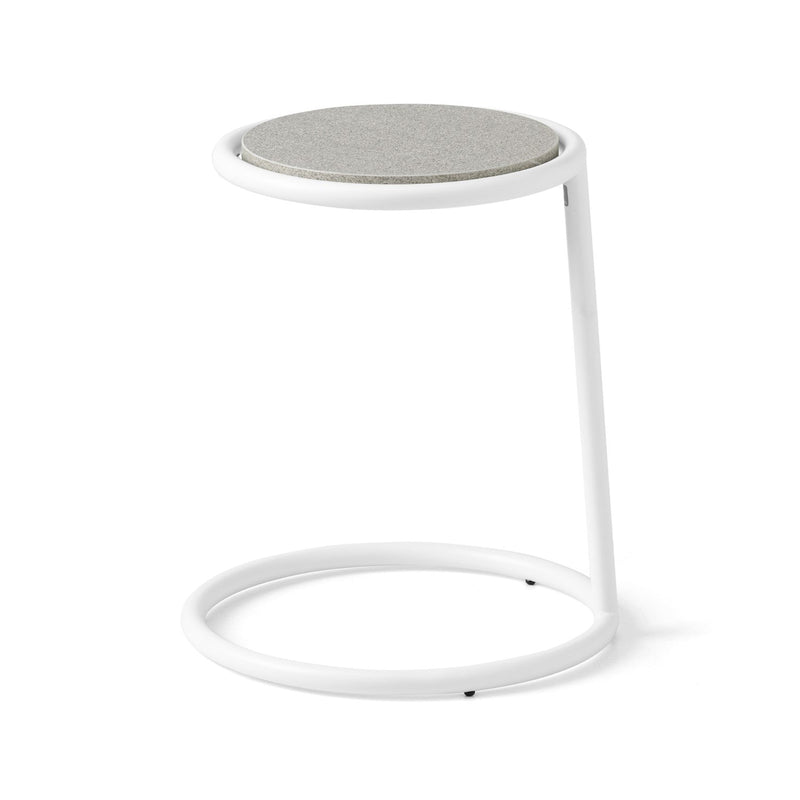 media image for kangoo optic white metal side table by connubia cb522101509484w00000000 3 23