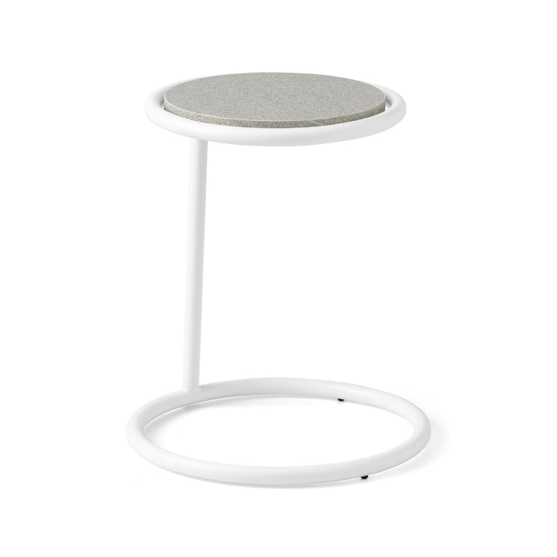 media image for kangoo optic white metal side table by connubia cb522101509484w00000000 1 276