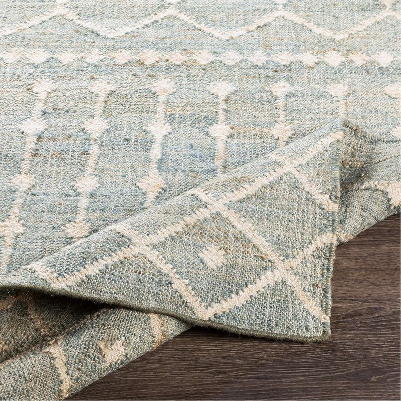 media image for Cadence CEC-2305 Hand Woven Rug in Cream & Ice Blue by Surya 280