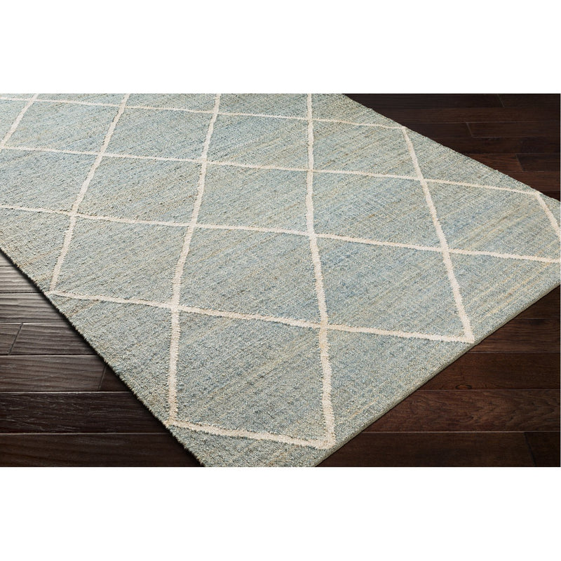 media image for Cadence CEC-2309 Hand Woven Rug in Cream & Ice Blue by Surya 270