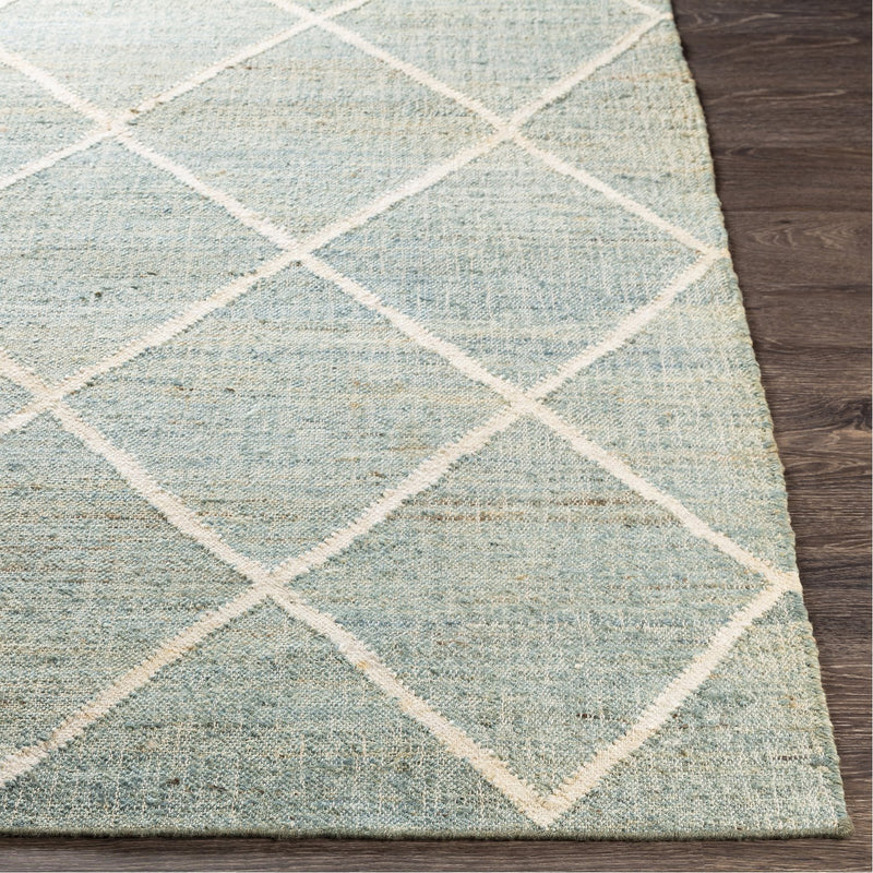 media image for Cadence CEC-2309 Hand Woven Rug in Cream & Ice Blue by Surya 293