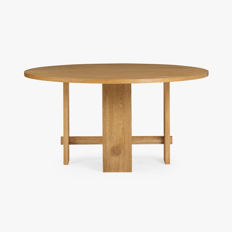 media image for Saguaro Round Oak Dining Table 1 210