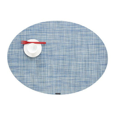 product image for mini basketweave oval placemat by chilewich 100130 002 3 95