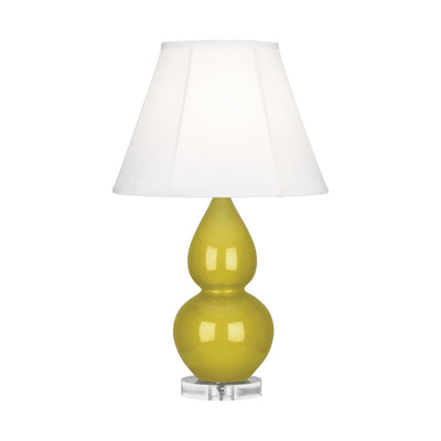 product image for citron glazed ceramic double gourd accent lamp by robert abbey ra ci10 7 10