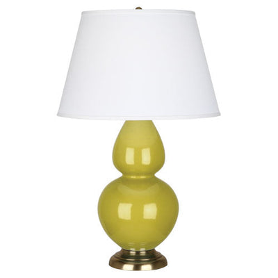 product image of double gourd citron glazed ceramic table lamp by robert abbey ra ci20x 1 551