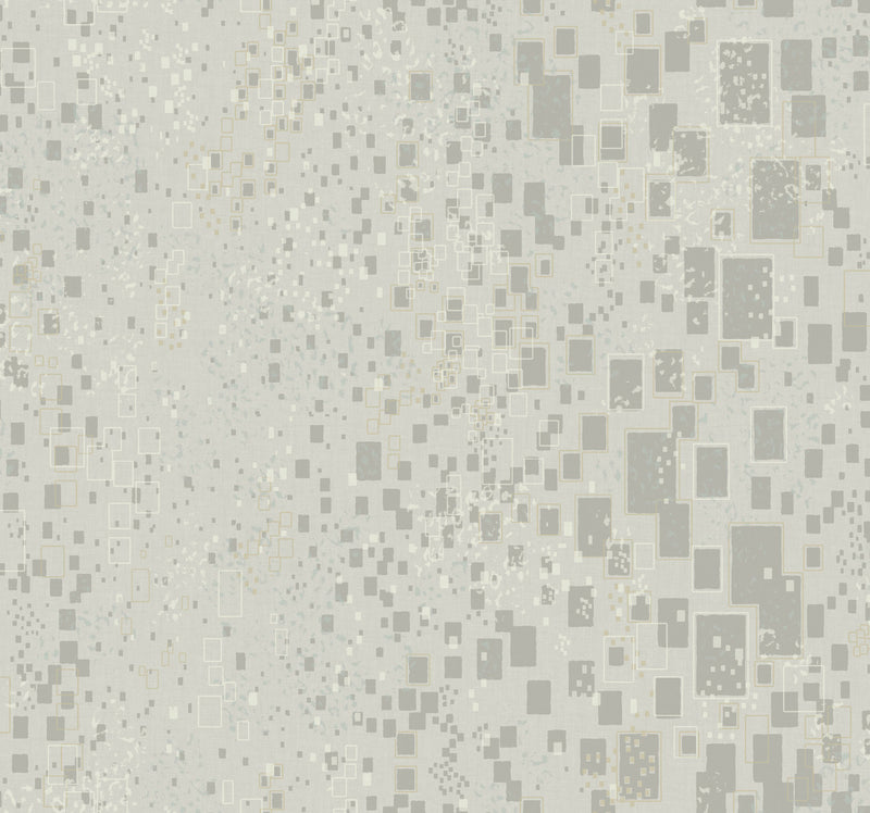 media image for Gilded Confetti Silver/Grey Wallpaper from the Modern Artisan II Collection by Candice Olson 296