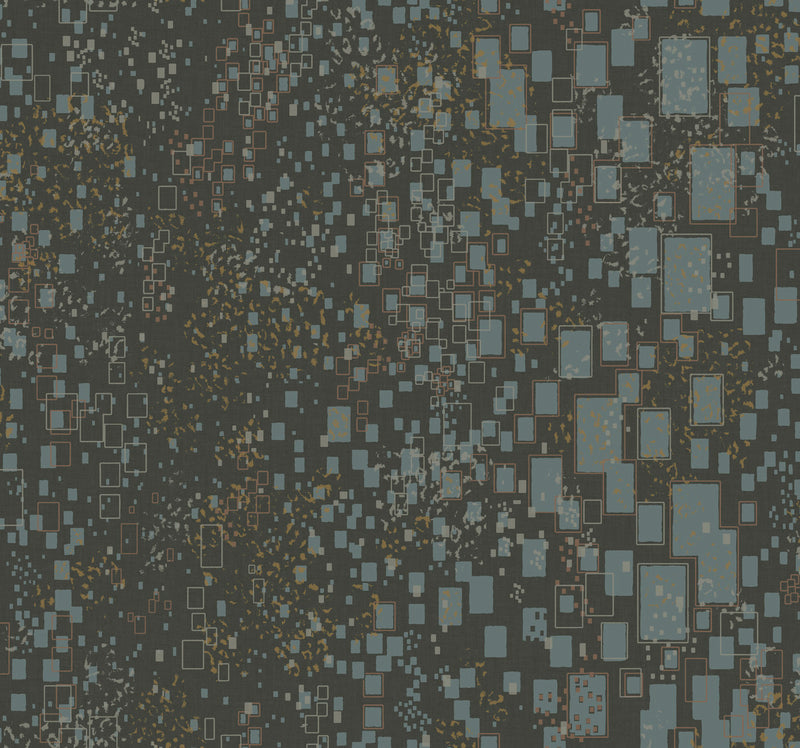 media image for sample gilded confetti charcoal wallpaper from the modern artisan ii collection by candice olson 1 267