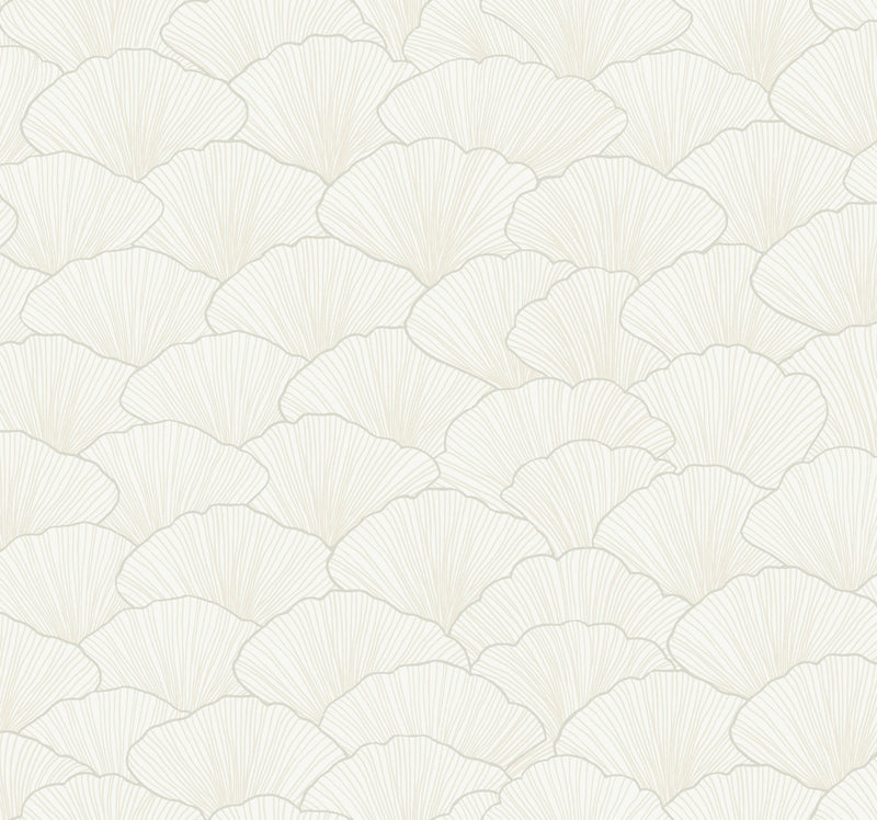 media image for sample luminous ginkgo white cream wallpaper from the modern artisan ii collection by candice olson 1 296