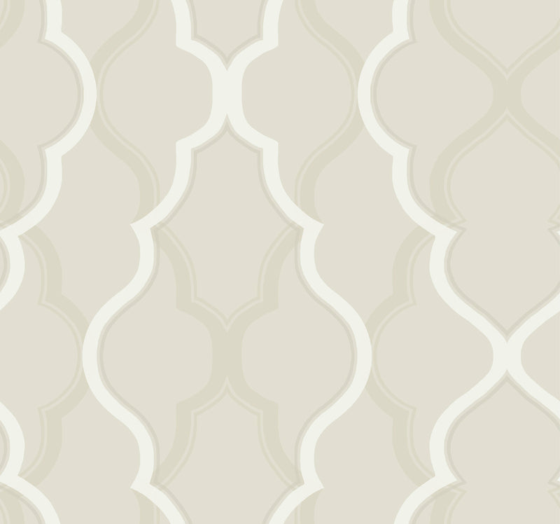 media image for sample double damask beige wallpaper from the modern artisan ii collection by candice olson 1 28