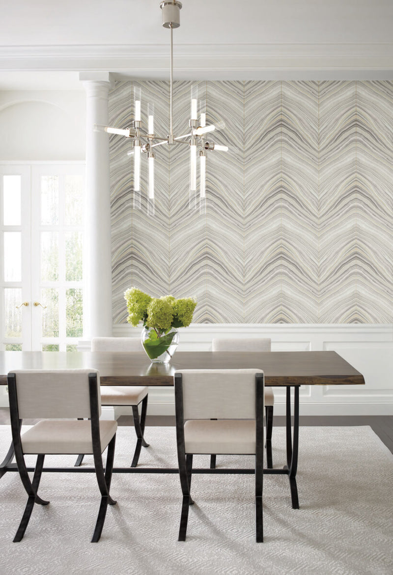 media image for Onyx Strata Beige Wallpaper from the Modern Artisan II Collection by Candice Olson 295