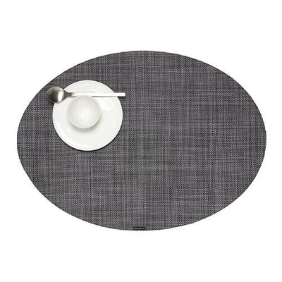 product image for mini basketweave oval placemat by chilewich 100130 002 6 32