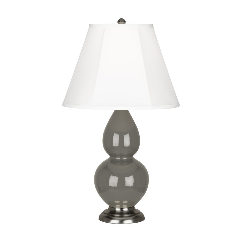 media image for ash glazed ceramic double gourd accent lamp by robert abbey ra cr10 3 263