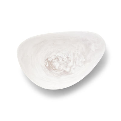 product image for archipelago white cloud marbleized organic shaped bowl 2 10