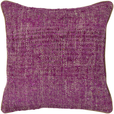 product image of cotton velvet pillow in magenta natural design by chandra rugs 1 543