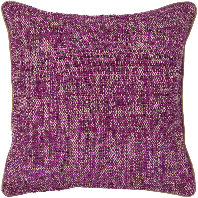 media image for cotton velvet pillow in magenta natural design by chandra rugs 1 281