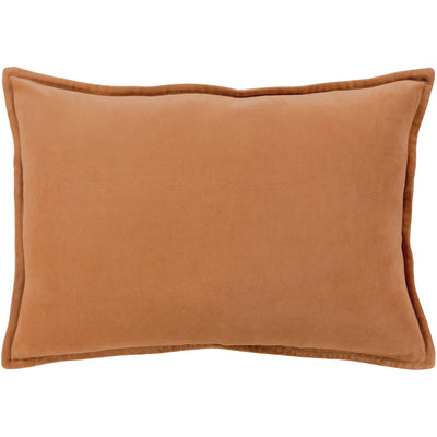 product image of Cotton Velvet CV-002 Velvet Pillow in Burnt Orange & Camel by Surya 515