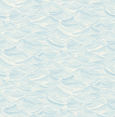product image of Calm Seas Wallpaper in Sky Blue from the Day Dreamers Collection by Seabrook Wallcoverings 591