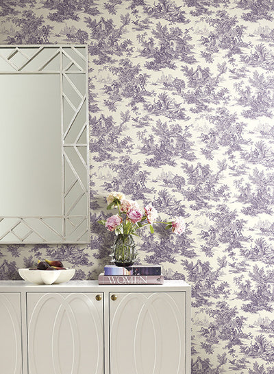 product image for Campagne Toile Wallpaper by Ashford House for York Wallcoverings 20
