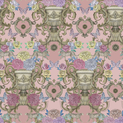 product image for Chateau Wallpaper in Pink from the Daydreams Collection by Matthew Williamson for Osborne & Little 80