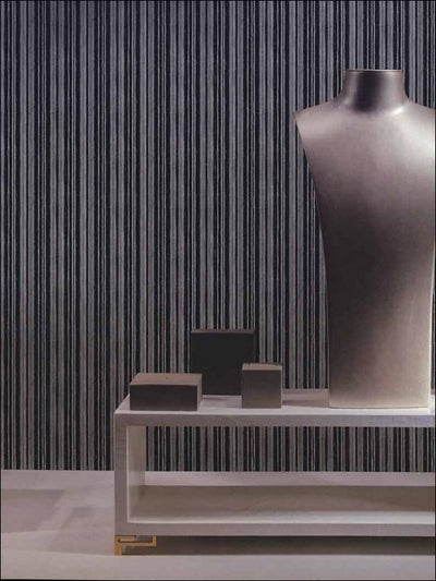product image for Chenille Stripe Wallpaper from the Indulgence Collection by Burke Decor 33