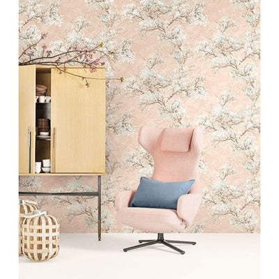 product image of Cherry Blossom Wallpaper in Peach from the French Impressionist Collection by Seabrook Wallcoverings 567
