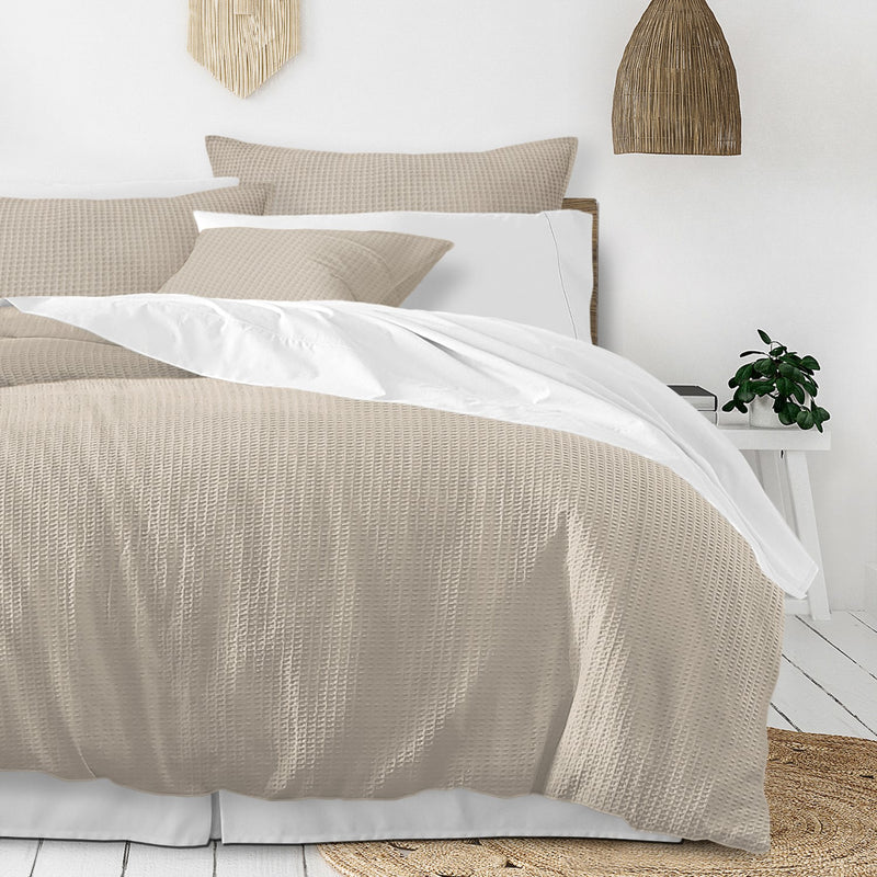 media image for Classic Waffle Natural Bedding 3 257