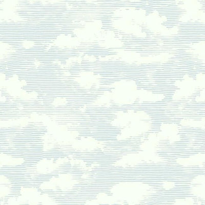 product image of Cloud Cover Wallpaper in Blue from the Silhouettes Collection by York Wallcoverings 581