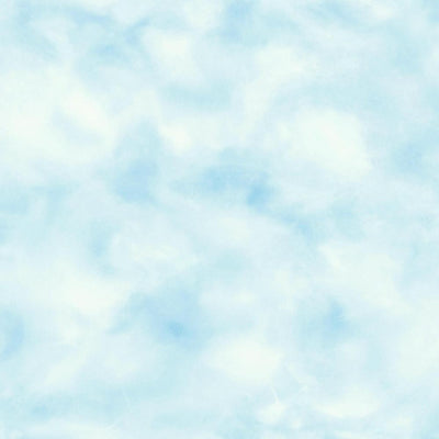 product image of Cloud Blue Peel & Stick Wallpaper in Teal by RoomMates for York Wallcoverings 532