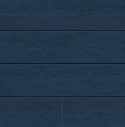 product image of Coastal Blue Shiplap Peel-and-Stick Wallpaper by NextWall 548