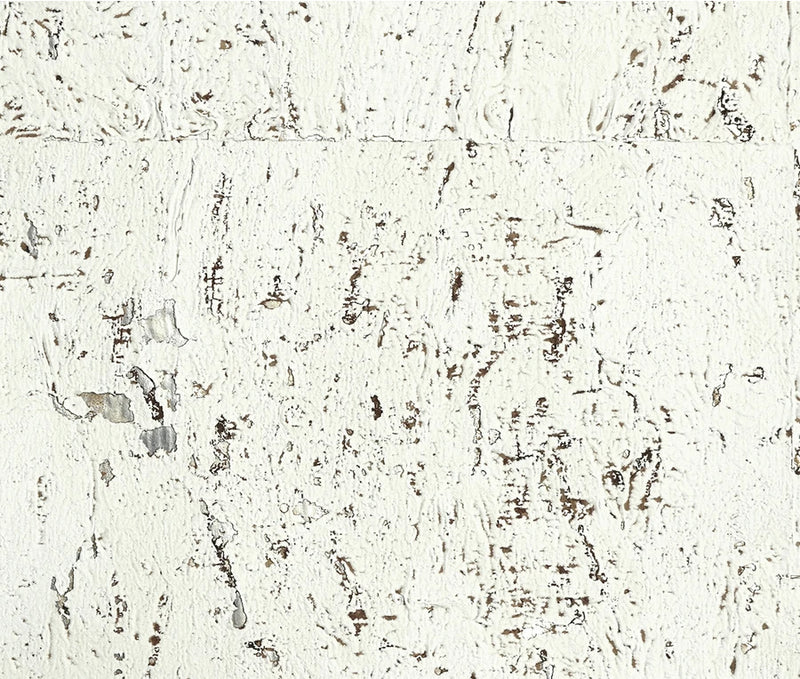 media image for Cork Wallpaper in White and Silver from the Elemental Collection by Burke Decor 238