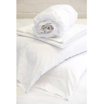 product image for cotton percale sheet set white 2 23