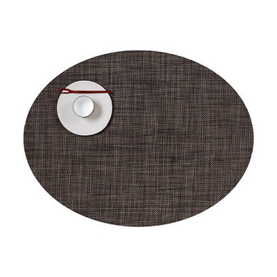 product image for mini basketweave oval placemat by chilewich 100130 002 8 22