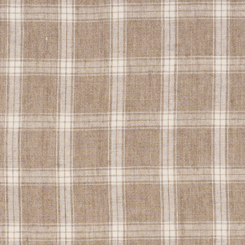 media image for Sample Dax Fabric in Chocolate Brown/Cream 252