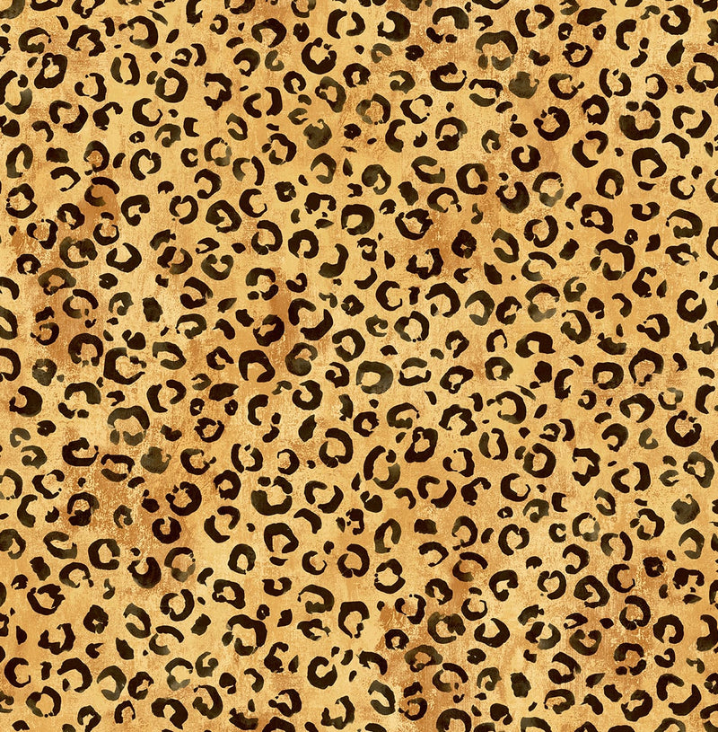 media image for Classic Leopard Natural Tan Peel-and-Stick Wallpaper from the Daisy Bennett Collection by NextWall 221