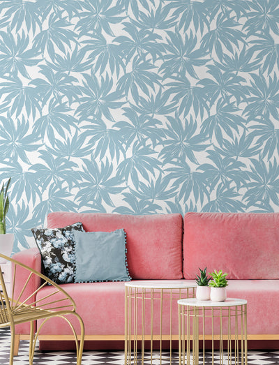 product image for Palma Wallpaper in Light Blue 41