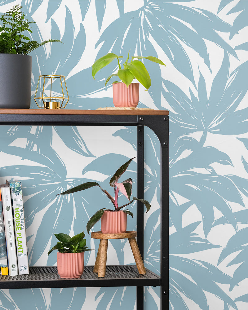 media image for Palma Wallpaper in Light Blue 249