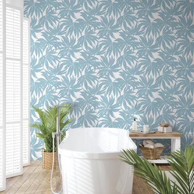 product image for Palma Wallpaper in Light Blue 66