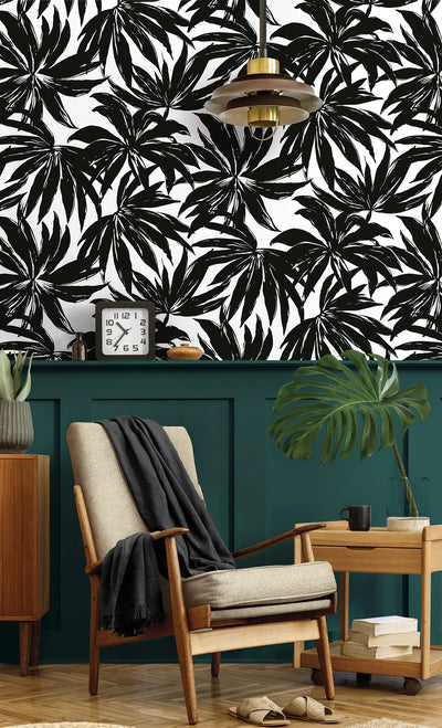 product image for Palma Wallpaper in Black 50