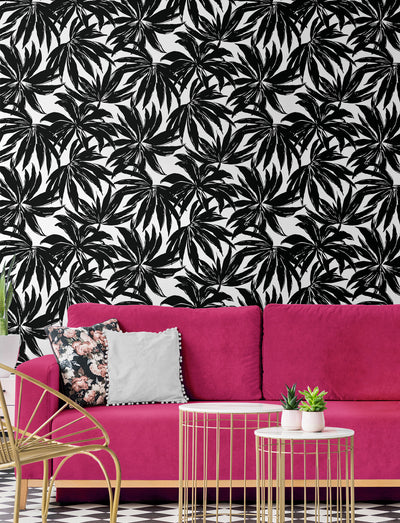 product image for Palma Wallpaper in Black 30